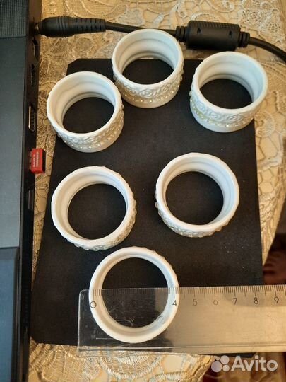 Набор фарфоровых колец для салфеток (Китай)