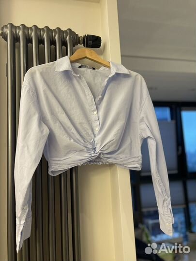 Кроп рубашка