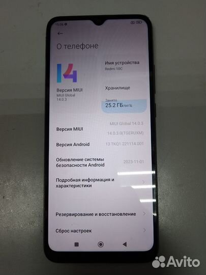 Xiaomi Redmi 10C, 4/64 ГБ