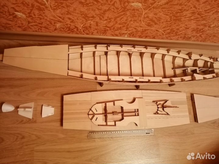 Сборный корабль Бисмарк масштаб 1:200