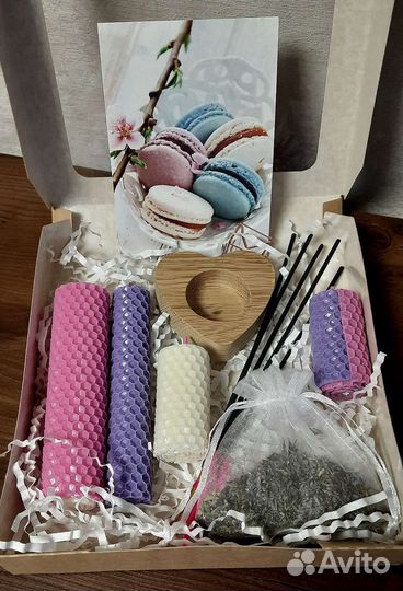 Свечи из вощины подарочные наборы ч.3