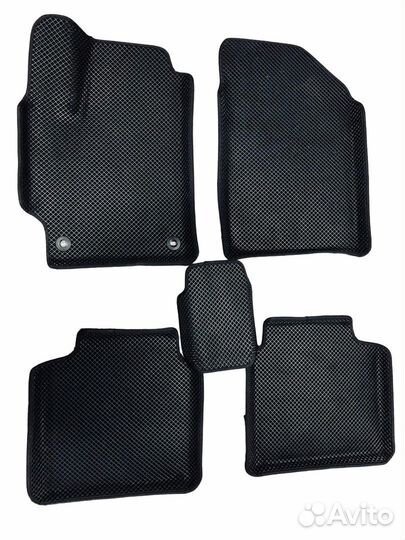 EVA коврики с бортами на volkswagen polo