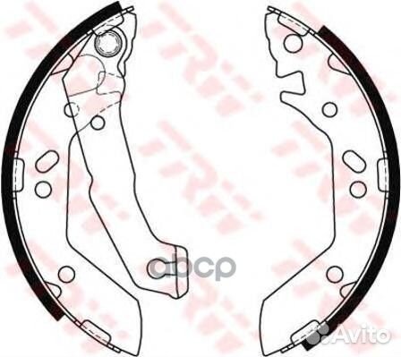 Колодки тормозные барабанные зад GS8684 GS8