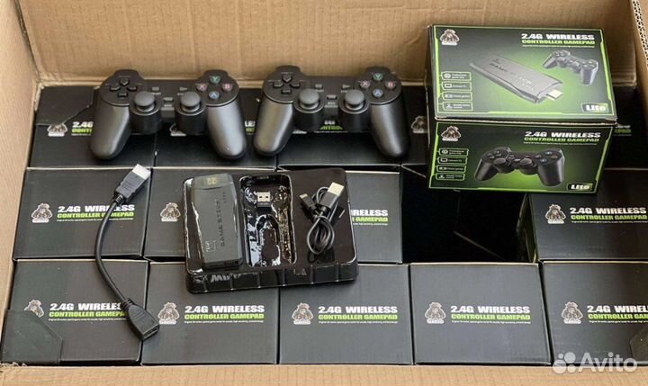 Game stick игровая приставка+2 джойстика