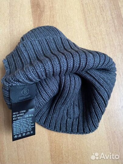 Новая вязаная шапка Bogner Богнер (серая)