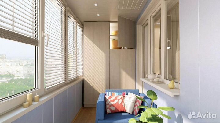 Остекление и отделка балконов