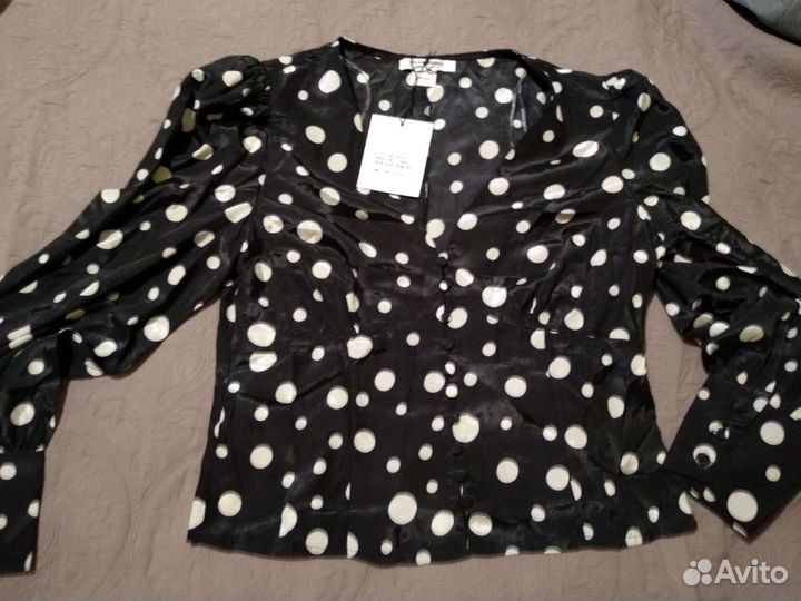 Блузка Glamorous в горошек, 46