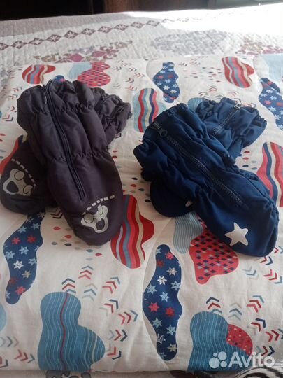 Варежки зимние детские