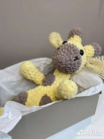 Мягкая игрушка зайка, мишка, гусеница,ослик, жираф