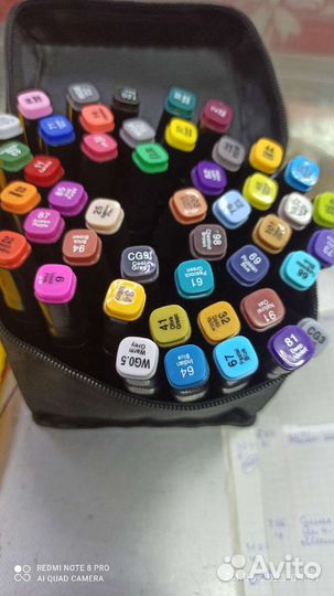 Двусторонние маркеры. 48 шт