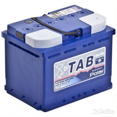 Аккумулятор TAB polar 6ст-60 R+ (121860)