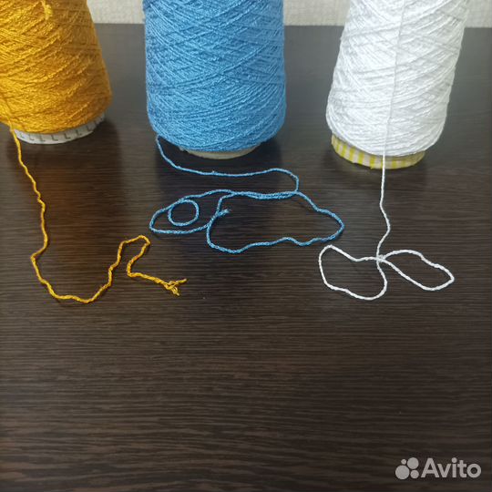 Пряжа для вязания, шелковый шнурочек с вискозой