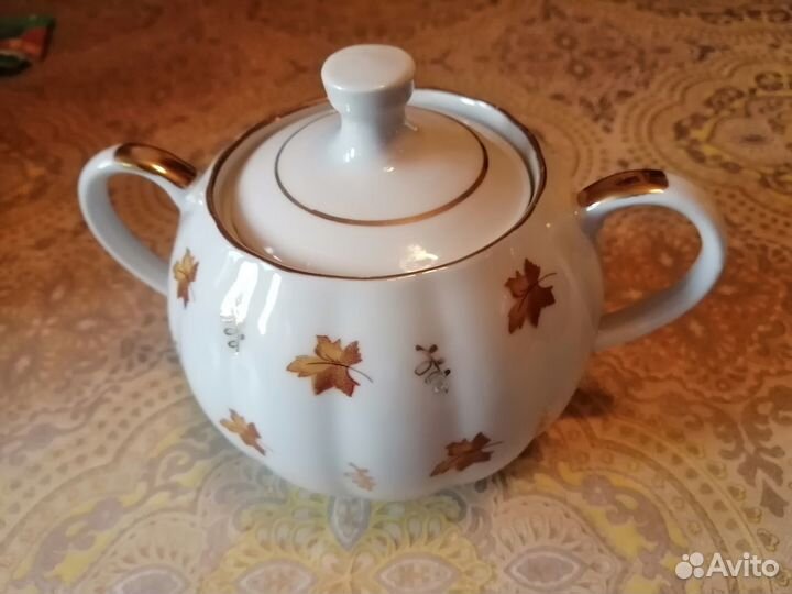 Сахарница фарфор вербилки СССР