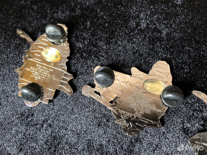 Сет из 4 значков Hard Rock Cafe Kiss Jam, 2005