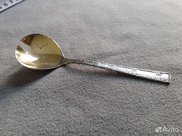 Салатная ложка мельхиор