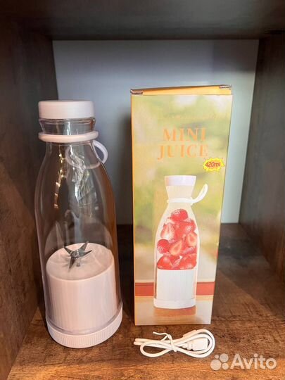 Портативный блендер fresh juice