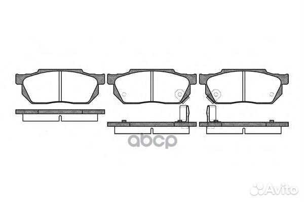 193 02 FO447581D5019M-01204 002-SX колодки