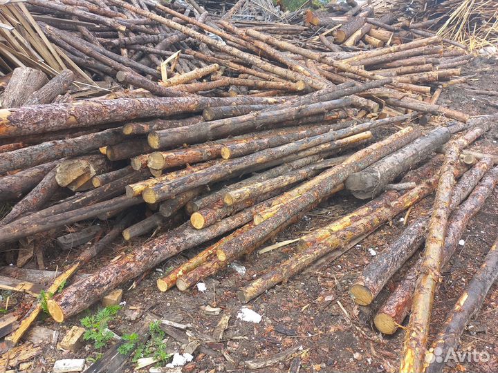 Столбы из лиственницы