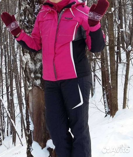 Спортивный горнолыжный костюм теплый 50-52
