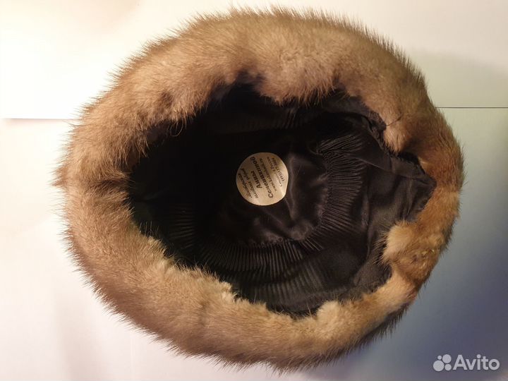 Шапка норковая женская