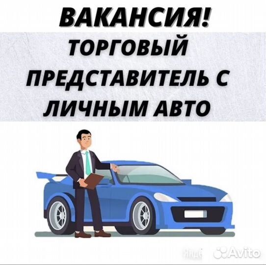 Торговый представитель на авто