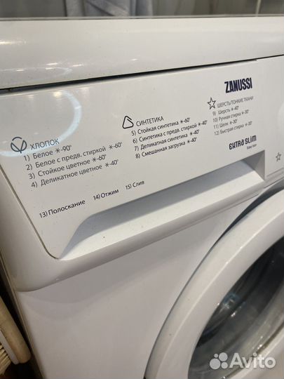 Стиральная машина zanussi узкая