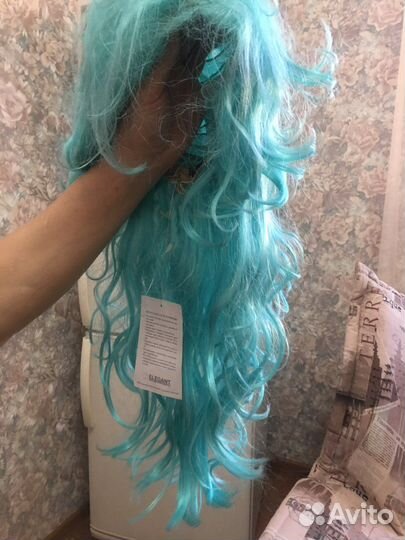 Парик цветной.На мероприятие,мальвина