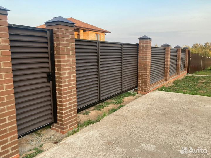 Забор Еврожалюзи