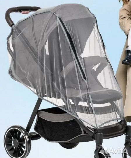 Москитная сетка на коляску универсальная