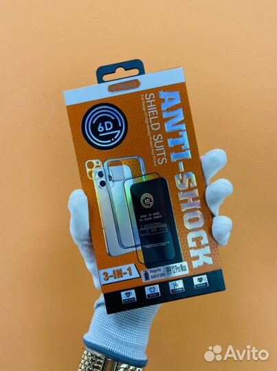 Комплект защиты для IPhone 12 Pro Max (3 в 1)