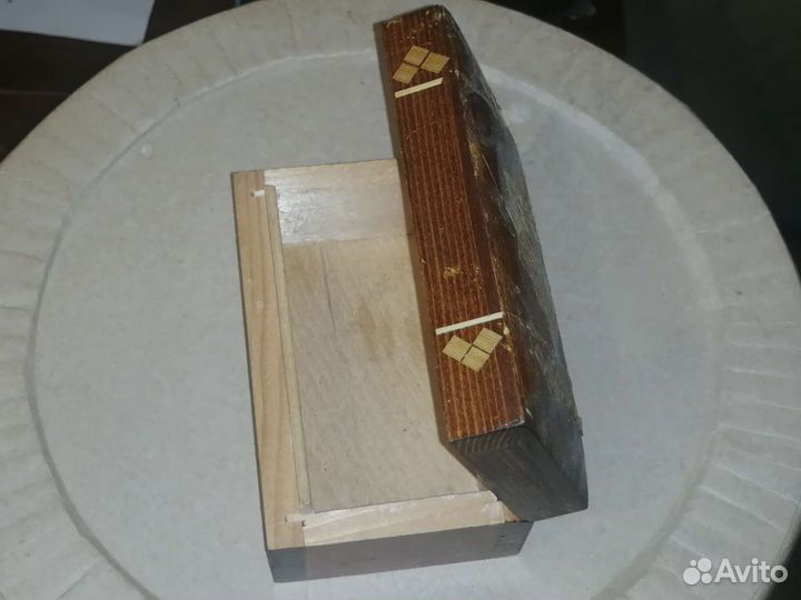 Шкатулка деревянная СССР