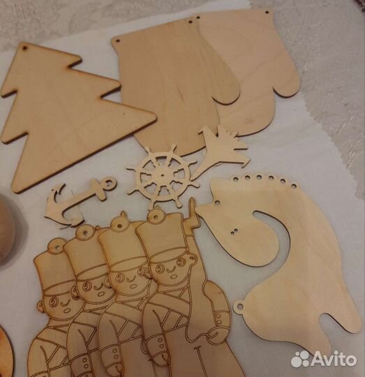 Деревянные заготовки для росписи и декорирования