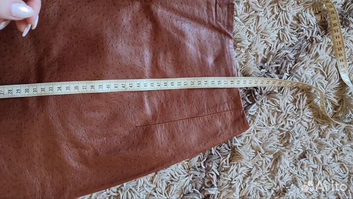 Кожаная юбка