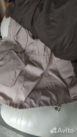 Парка женская с натуральным мехом