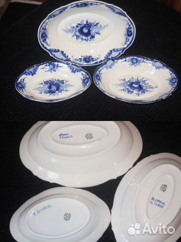Фарфоровая посуда Гжель