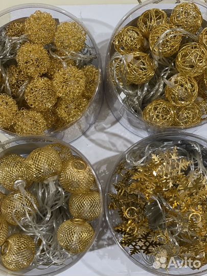 Гирлянда железный контур