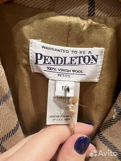 Pendleton винтажный женский пиджак