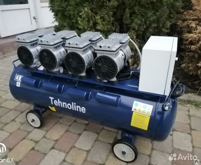 Компрессор 1100 литров безмасляный ресивер 150 лит