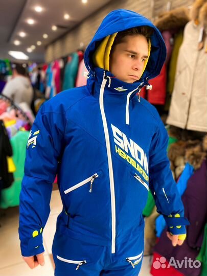 Комбинезон горнолыжный\сноубордический синий