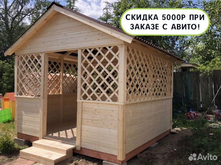 Беседка под ключ