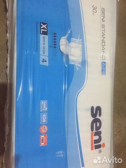 Памперсы подгузники для взрослых Seni, 4 размер