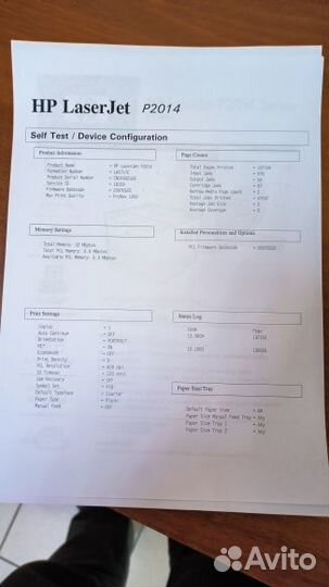 Принтер лазерный HP LaserJet P2014