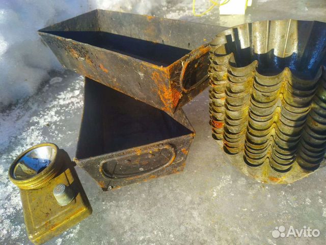 Форма для выпечки СССР и фонарик