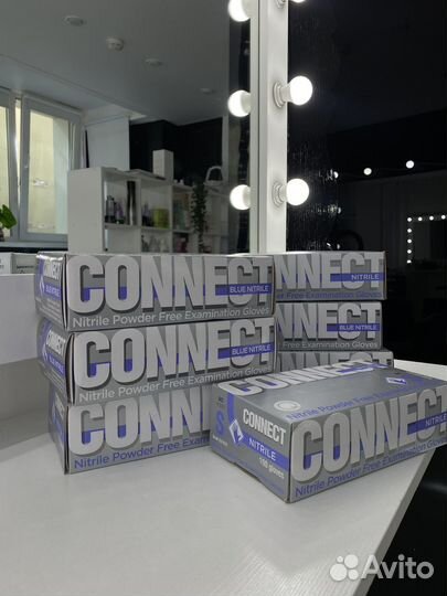 Перчатки Connect чистый нитрил все размеры