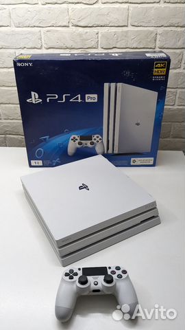 PS4 PRO прошитая hen 9.00 белая купить в Перми | Электроника | Авито