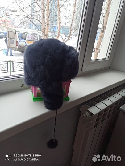 Шапка зимняя норковая женская