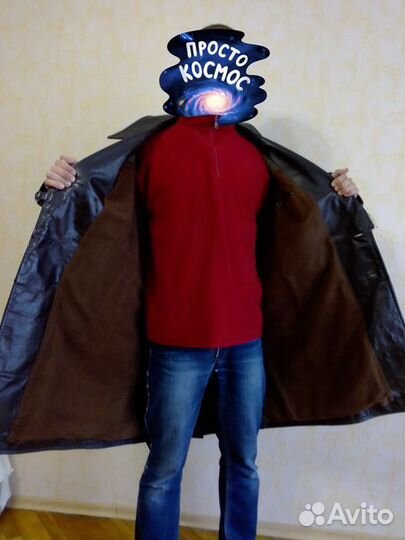 Пальто кожа