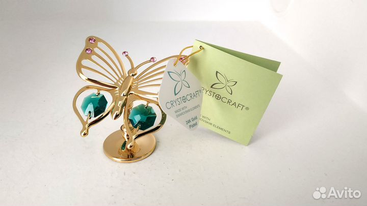 Фигурка Бабочка с кристаллами Swarovski