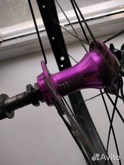 Дербан BMX обод, втулка, педали, звезда