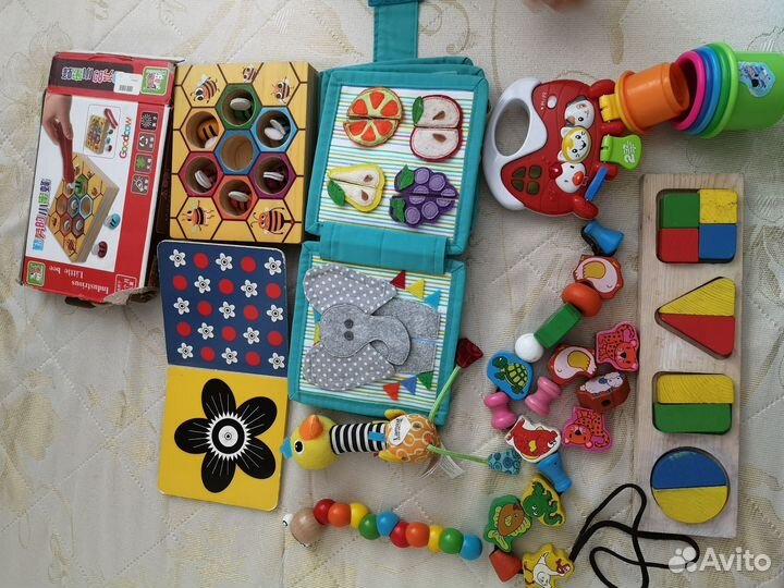 Развивающие игрушки, мягкая книга